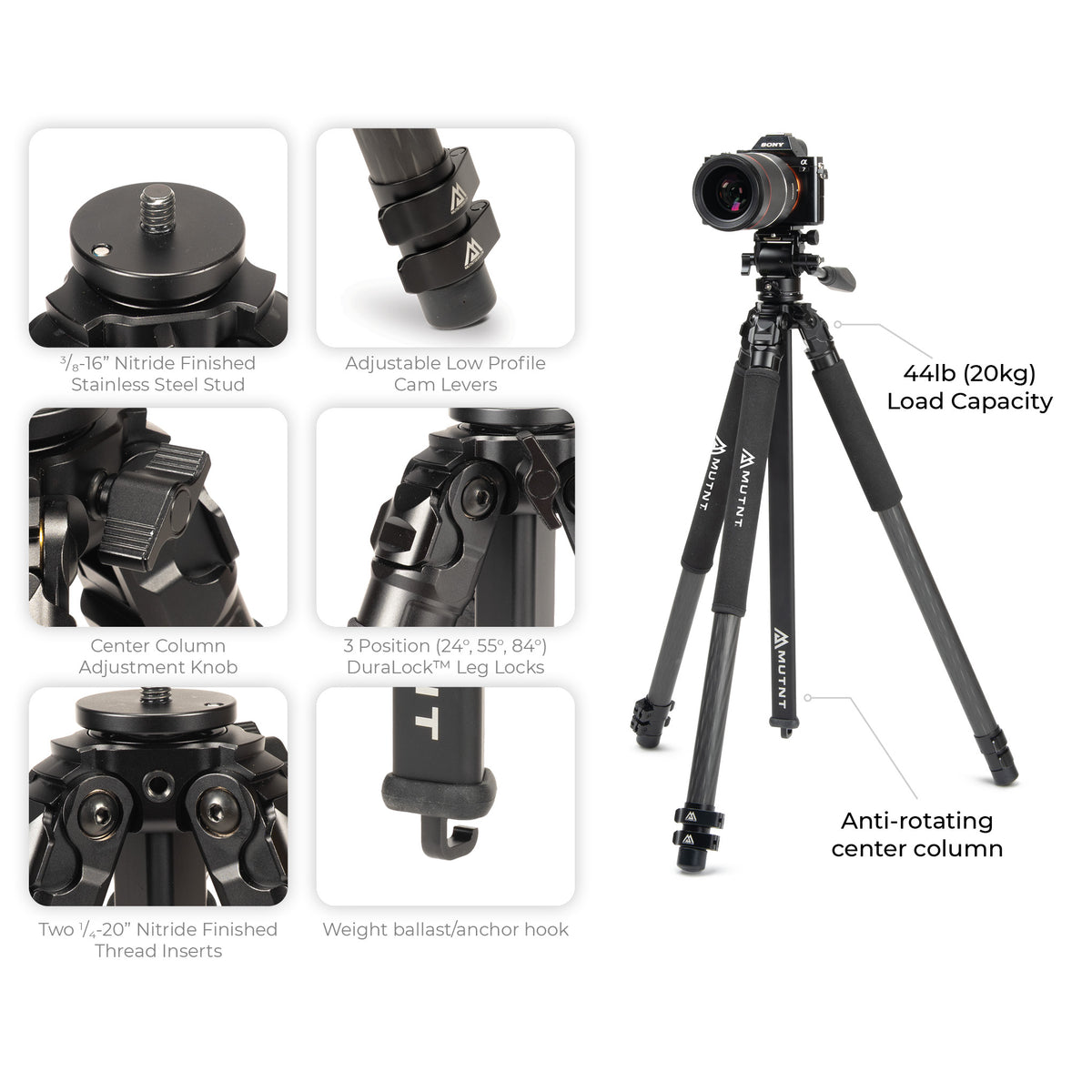 CF-69 Carbon Fiber Tripod