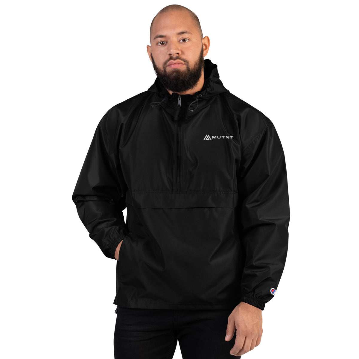 MUTNT Embroidered Champion Packable Jacket