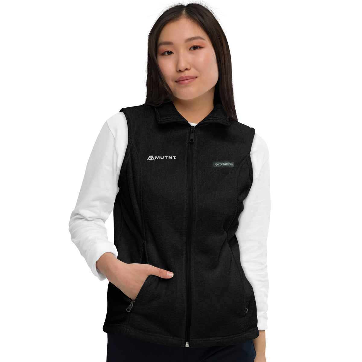 Women’s MUTNT Columbia fleece vest